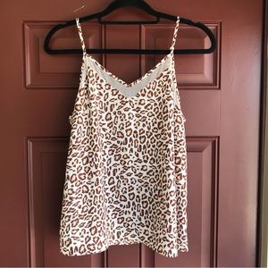 Nine West Cheetah Print Tank F1